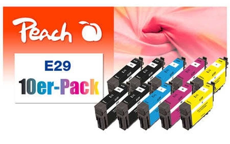 Peach 10er-Pack Tintenpatronen kompatibel zu Epson No. 29