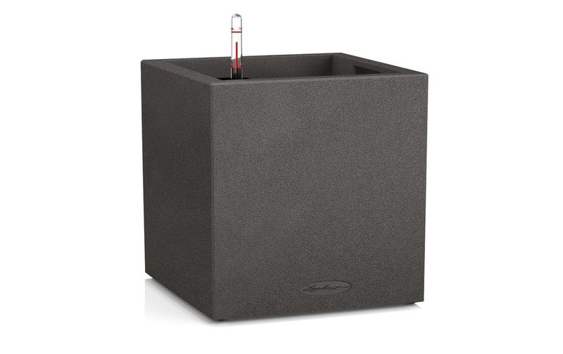 Lechuza - Blumenkasten mit Integriertem Bewässerungssystem Canto Stone 40 - Anthrazit