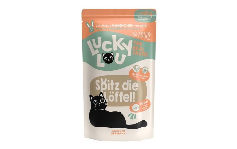 Sparpaket Lucky Lou Adult 48 x 125 g - Geflügel & Kaninchen
