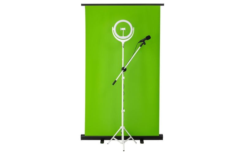 FTM Green Screen; Mikrofon; Tripod Streaming Kit