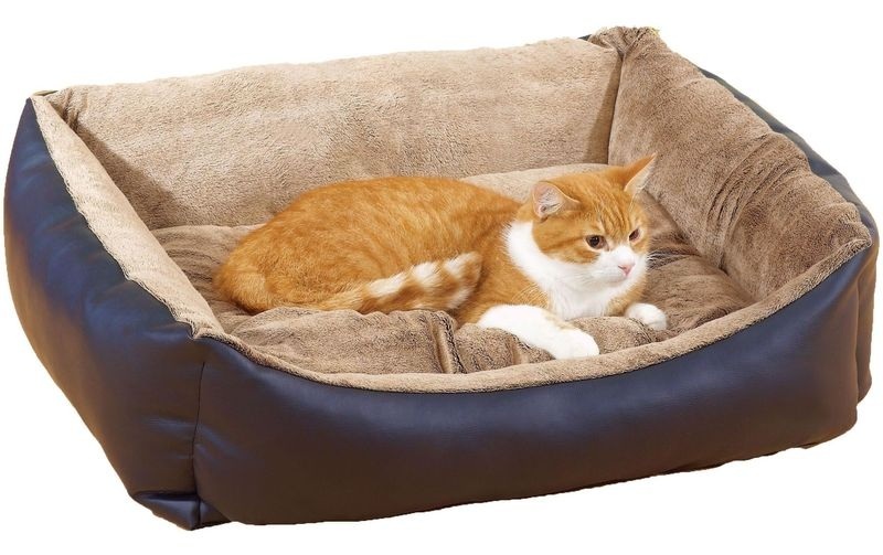 SwissPet Hunde- und Katzenbett Bali eckig 50x40cm