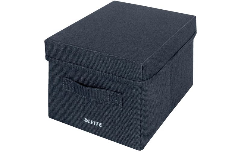 Leitz Faltbox Fabric Dunkelgrau, 2er Pack
