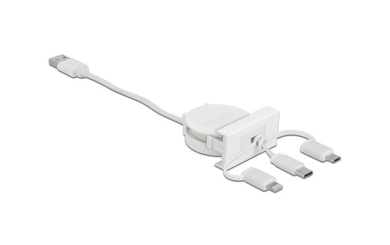 81375 USB Kabel 0,5 m USB 2.0 USB A USB C Weiß