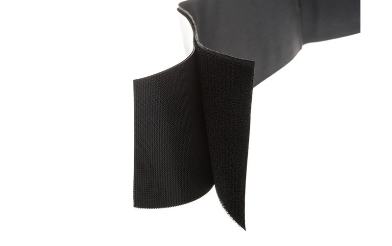 Fastech 707-330-Bag Klettband zum Aufnähen Mikrohaken (L x B) 500 mm x 100 mm Schwarz 0.5 m