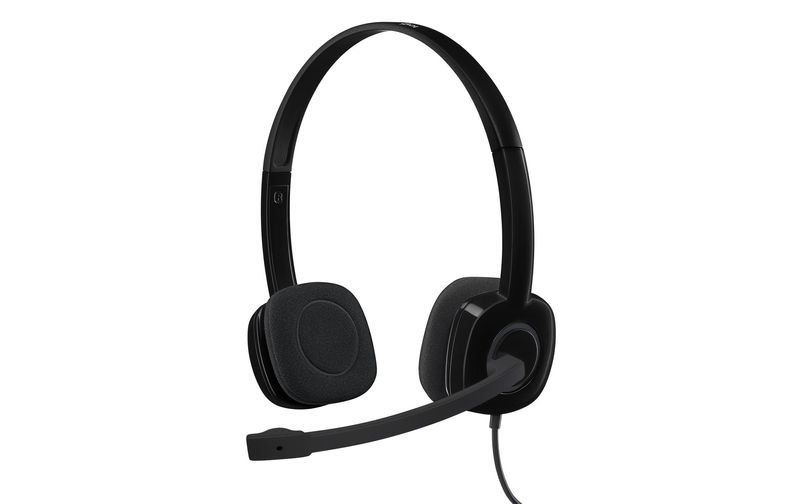 Logitech H151 - PC Headset (Kabelgebunden, Binaural, On-ear, Schwarz)