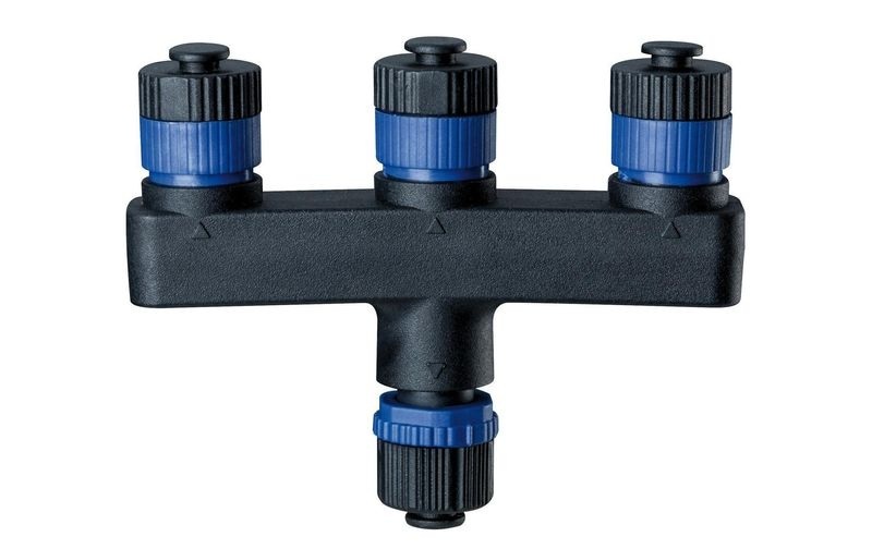 Beleuchtungssystem Plug&Shine 3fach-Verteiler Paulmann 93929 Schwarz