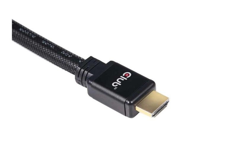 club3D HDMI Anschlusskabel [1x HDMI-Stecker - 1x HDMI-Stecker] 10 m Schwarz