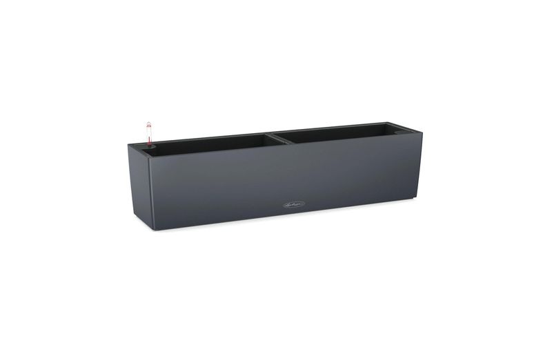 Lechuza - 4er-Set Blumenkästen mit Integriertem Bewässerungssystem Balconera Color 80 - Anthrazit