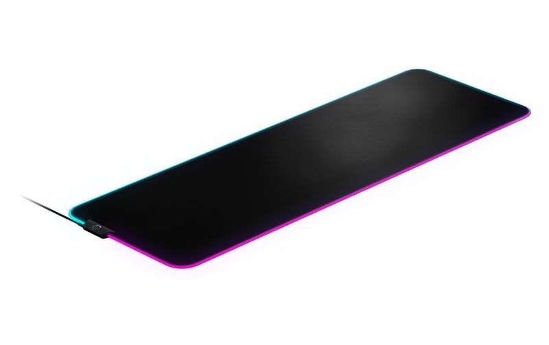 Steelseries QcK Prism Cloth XL Gaming-Mauspad Beleuchtet Schwarz, RGB