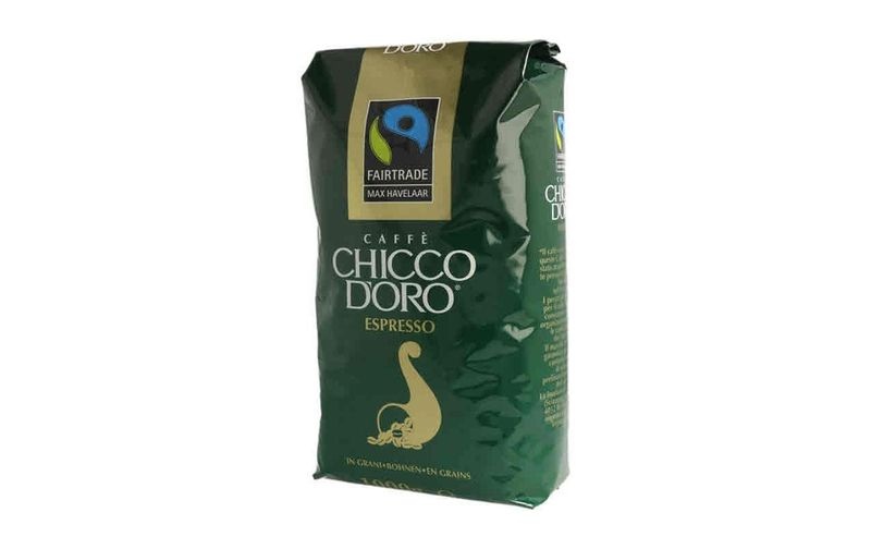 Chicco d'Oro Max Havelaar Fair Trade 1kg Kaffee Bohnen 2 er Set