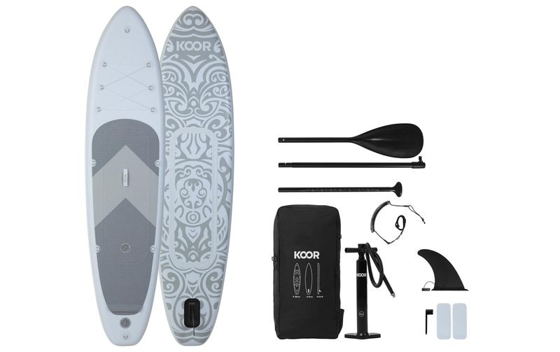 KOOR SUP Board Nuusa Allround 10'6 (320 cm) Set Grigio II