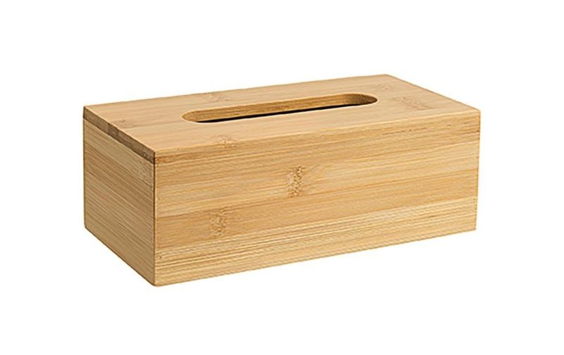 Diaqua Kosmetiktuchbox aus Bambus 25 x 13 x 9 cm, Nature