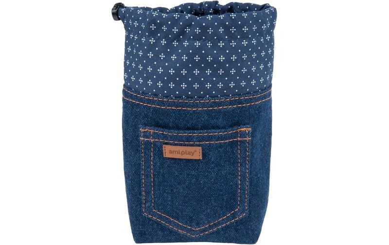amiplay Snack-Tasche Denim, 10 x 7 14 Hundezubehör