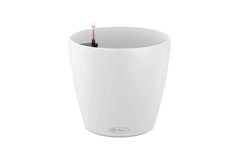 Lechuza - 4er-Set Blumenkästen mit Integriertem Bewässerungssystem Classico Color 28 - Weiss