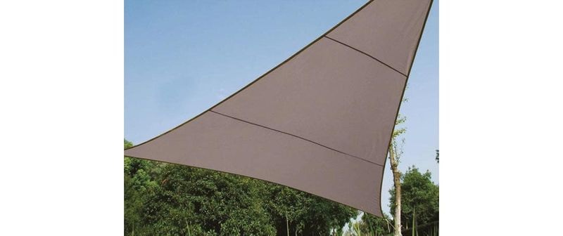 Perel Sonnensegel 360 cm, Dreieck, Tiefe