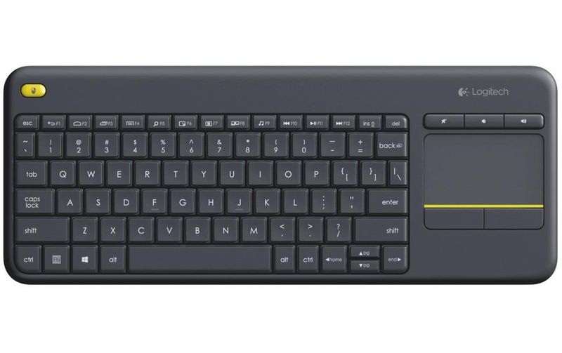 Logitech K400 Plus Wireless Tastatur mit Touchpad