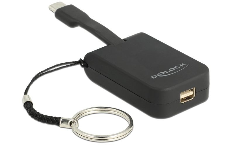 Schlüsselanhänger USB C > mini DisplayPort 4K 60Hz, Adapter