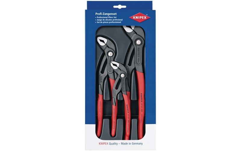 Werkstatt Wasserpumpenzangen-Set 3teilig Knipex 00 20 09 V02