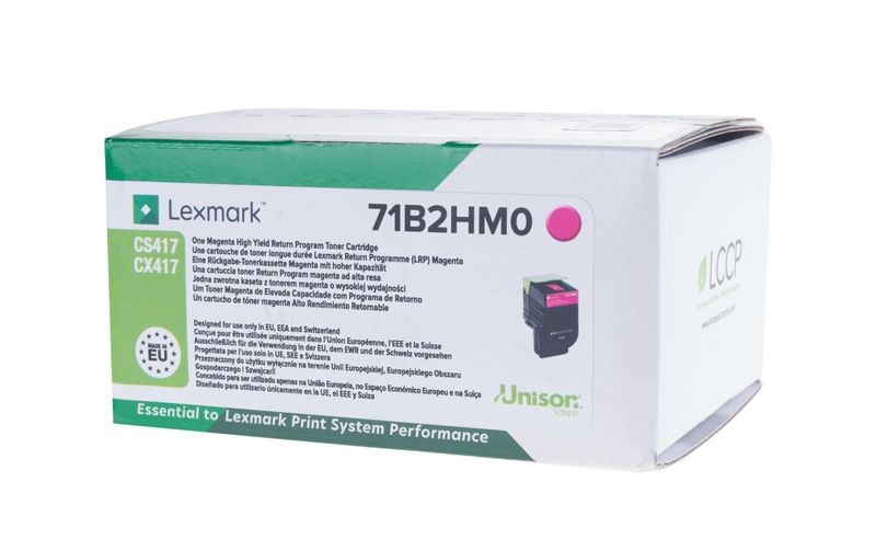 Lexmark Rückgabe Toner CS417 CS517 CX417 CX517 71B2HM0 Original Magenta 3500 Seiten