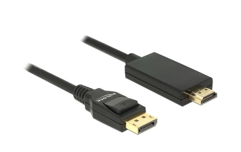 DeLock DisplayPort - HDMI Kabel, 5m, passiv