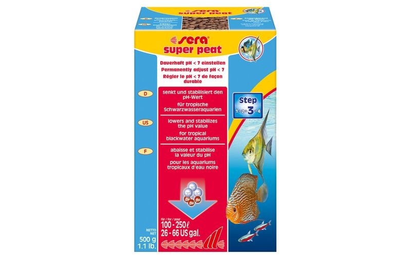 Sera Schwarztorfgranulat 500g