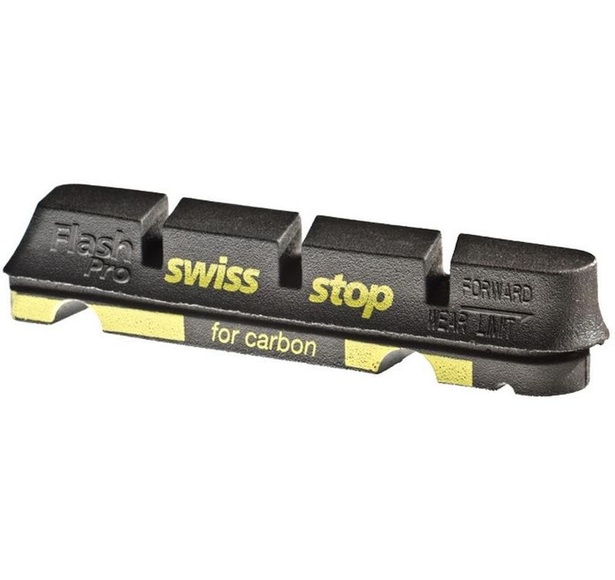 SwissStop FlashPro Bremsbeläge für Shimano/SRAM Carbon black 2019 Felgenbremsbeläge