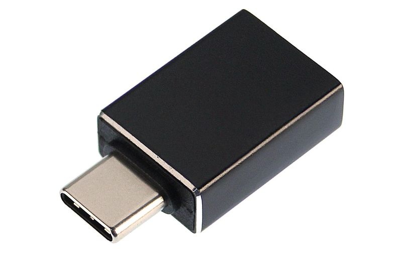 Steffen Adapter USB C - USB A schwarz