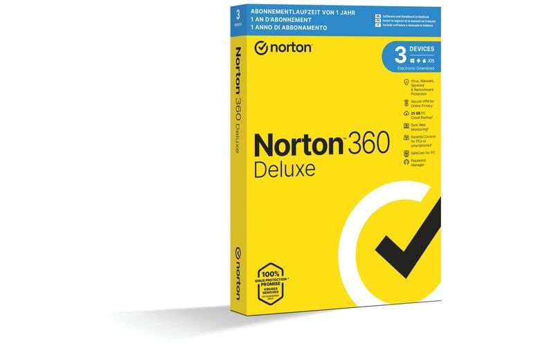 Norton PC/Mac/Android/iOS - Security 360 with 25Gb 3 Device Physisch (Box)