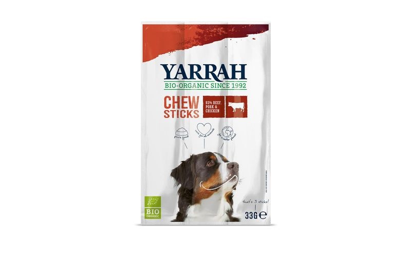 Yarrah Bio Hunde-Kausticks - 3 x 33 g