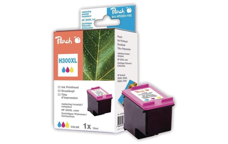 Peach Druckkopf color kompatibel zu HP No. 300XL, CC644EE