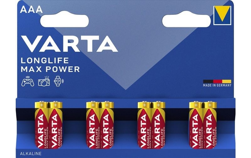 LONGLIFE Max Power Micro (AAA) Alkaline Batterie - 8 Stück