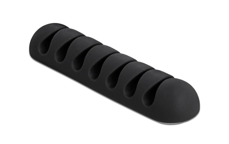 18348 Kabel-Organizer Tisch/Wand Kabelhalter Schwarz 6 Stück(e)