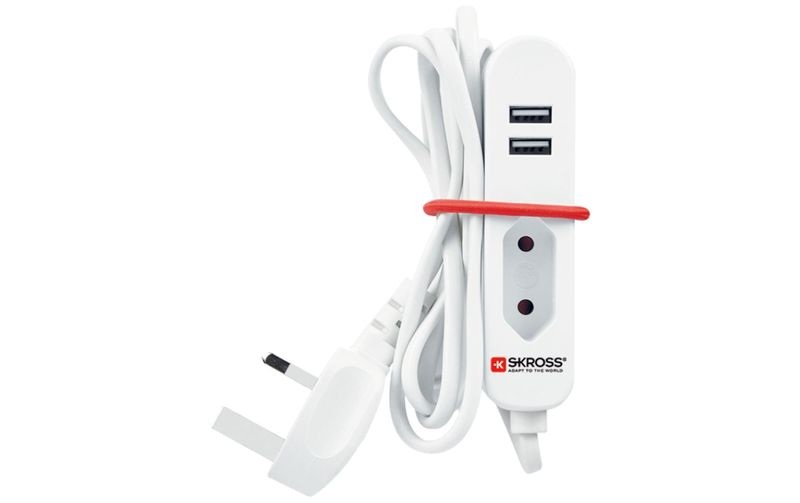 Skross Travel Station UK - Steckdosenleiste (Weiss)