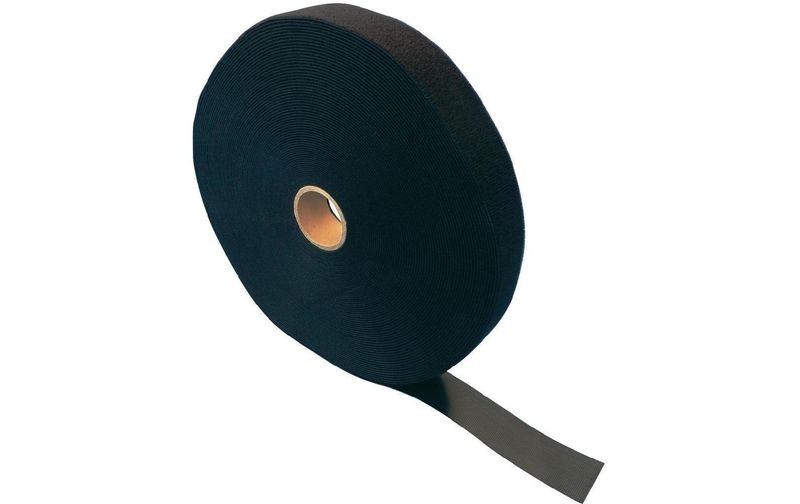 Fastech ETN FAST-Strap 20 MM Klettband zum Bündeln Haft- und Flauschteil (L x B) 25000 mm x 20 mm Schwarz 25 m