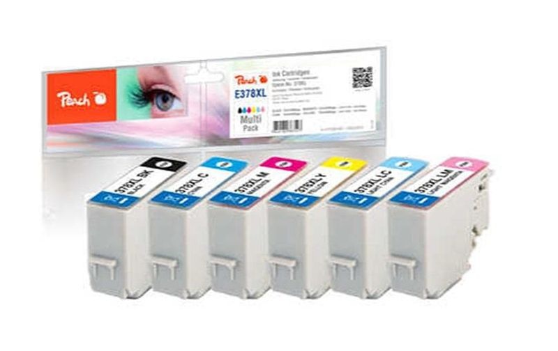 Peach Spar Pack Tintenpatronen HY kompatibel zu Epson No. 378XL, T3798