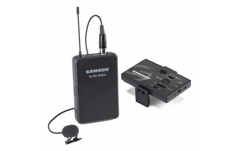 Ansteck Funkmikrofon-Set Samson GoMic Mobile Lavalier Übertragungsart:Funk inkl. Kabel