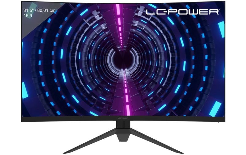 LC Power LC-M32-QHD-165-C-V2 Gaming Monitor EEK F (A - G) 80 cm (31.5 Zoll) 2560 x 1440 Pixel 16:9 2 ms DisplayPort,