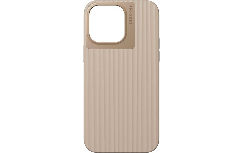 Nudient Back Cover Bold Case iPhone 14 Pro Max Leinen Beige