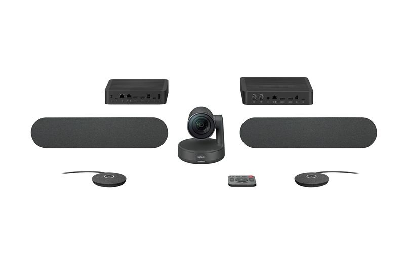 Logitech Rally Plus Ultra-HD 4K-Webcam 1440 x 720 Pixel Standfuß