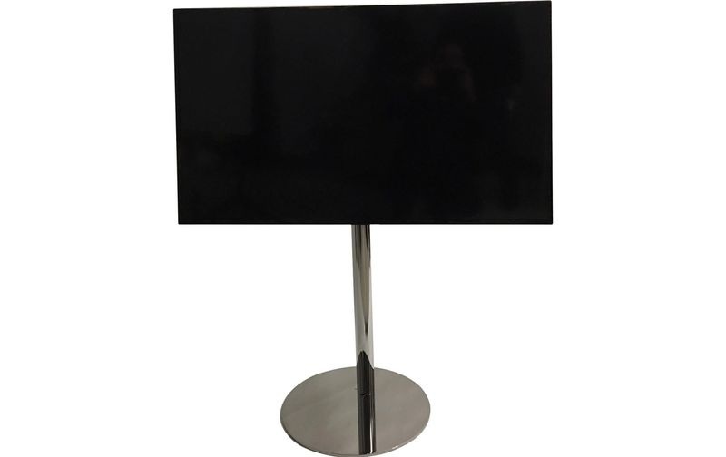 Audioraq Standfuss TV St?nder Edelstahl