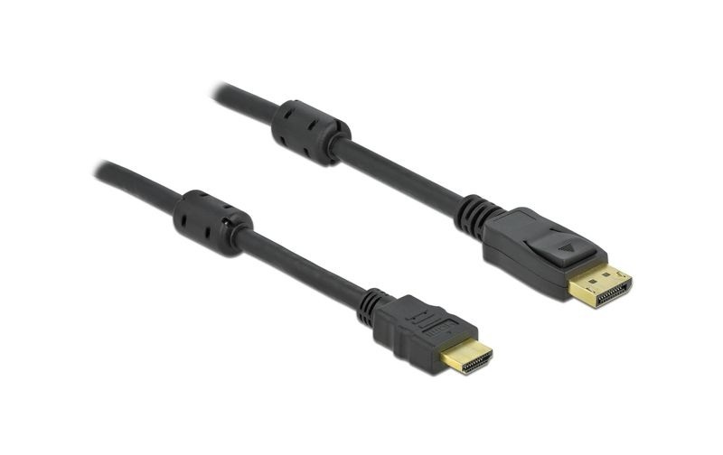 DeLock 85960 - Aktives DisplayPort 1.2 zu HDMI Kabel 4K 60 Hz - 10 m