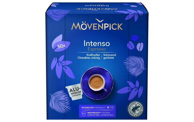 Mövenpick Kaffeekapseln Espresso Intenso 50 Stück