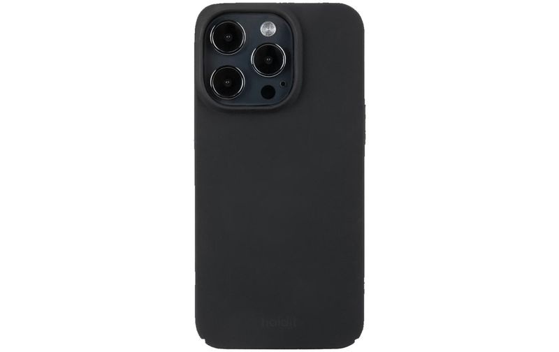Holdit Back Cover Slim iPhone 15 Pro Schwarz