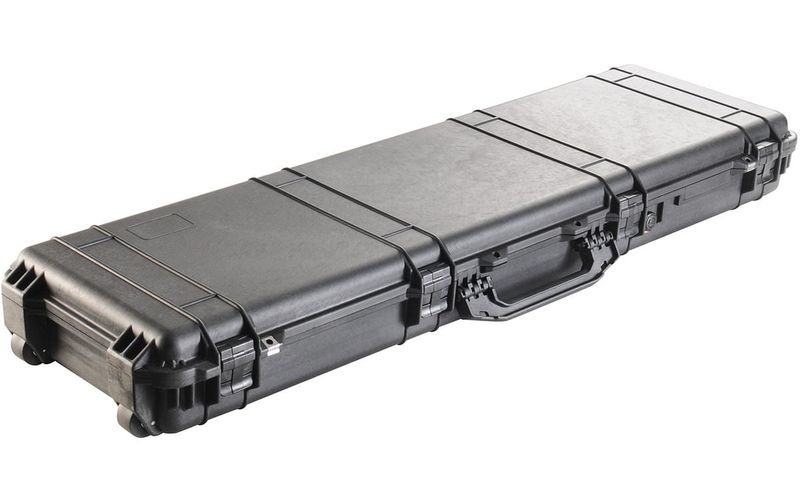 PELI Hartschalenkoffer Inhalt 58,2 l, mit Rollen mit Würfelschaum, schwarz