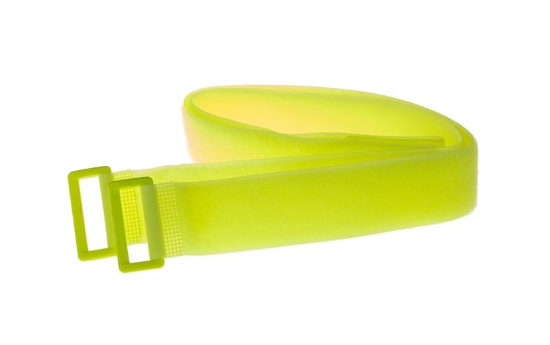 Fastech 690-777-Bag Klettband mit Gurt Haft- und Flauschteil (L x B) 600 mm x 38 mm Neon-Gelb 2 St.