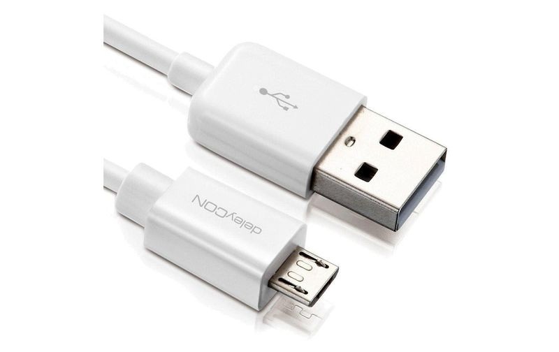 deleyCON USB2.0 Kabel, A - MicroB, 50cm