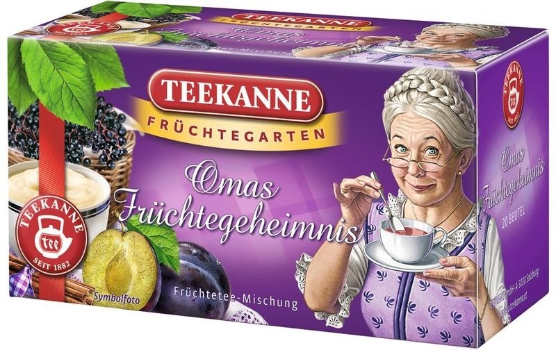 Teekanne Teebeutel Omas Früchtegeheimnis 20 Stück