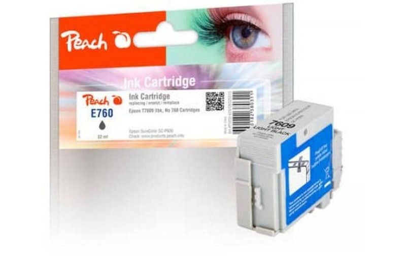 Peach Tintenpatrone light light schwarz kompatibel zu Epson No. 760, T7609