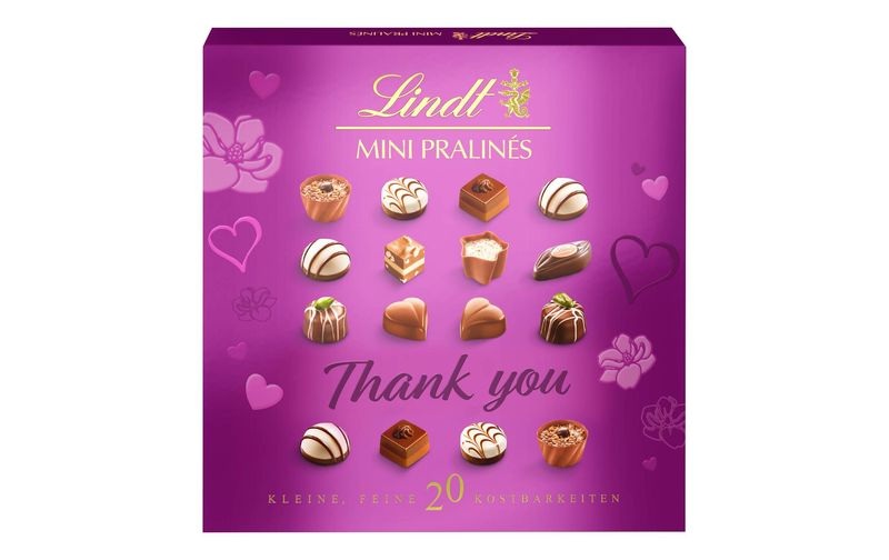 LINDT Mini Pralinés 639698 Thank you 100g