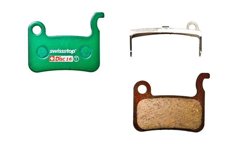 SwissStop Disc 16 Organic Bremsbeläge Shimano TRP grün 2019 Scheibenbremsbeläge